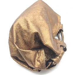 Metallic Bronze Nappa Aire Beige Shoulder Bag