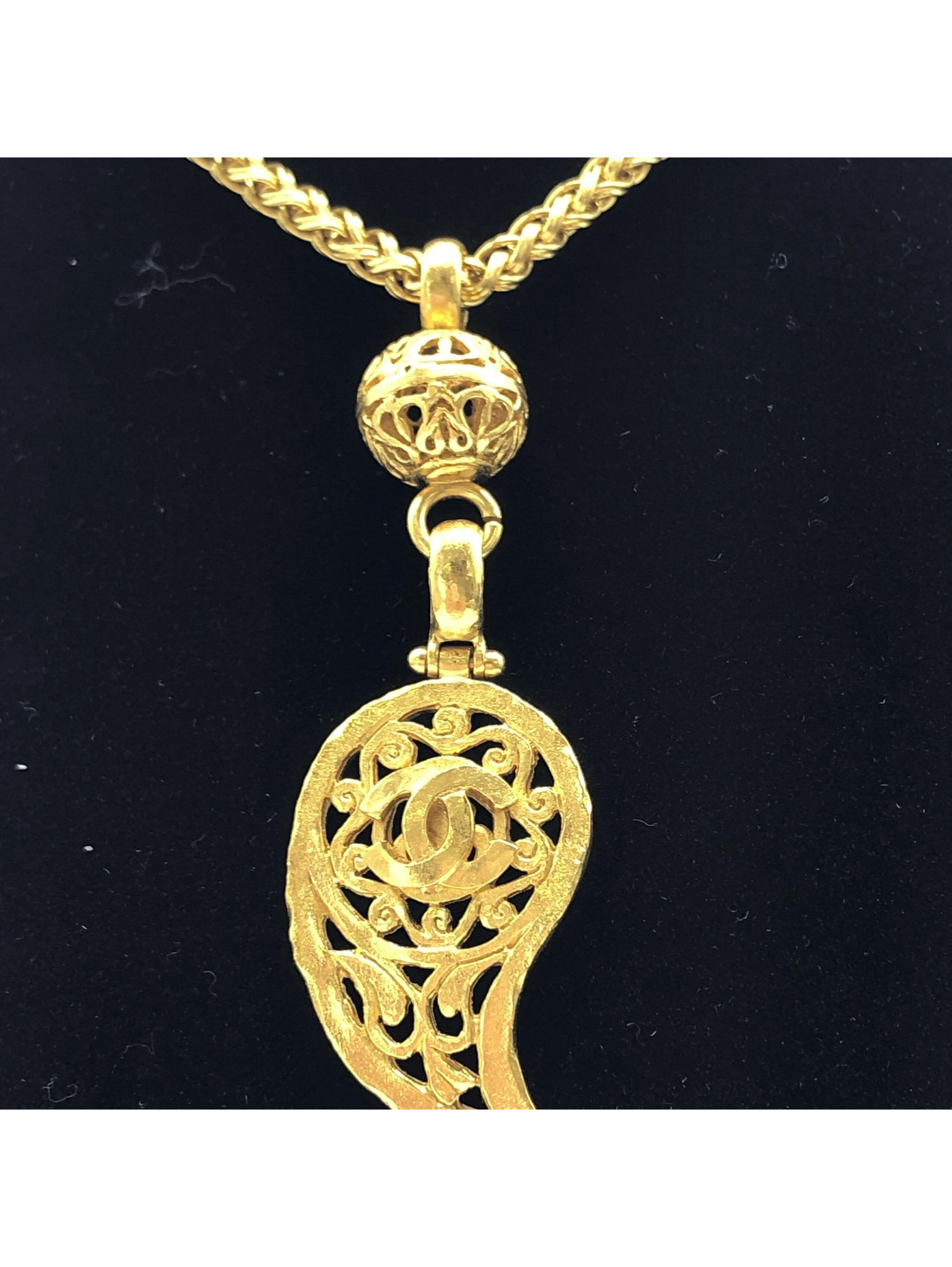 Gold Plated Coco Mark Necklace