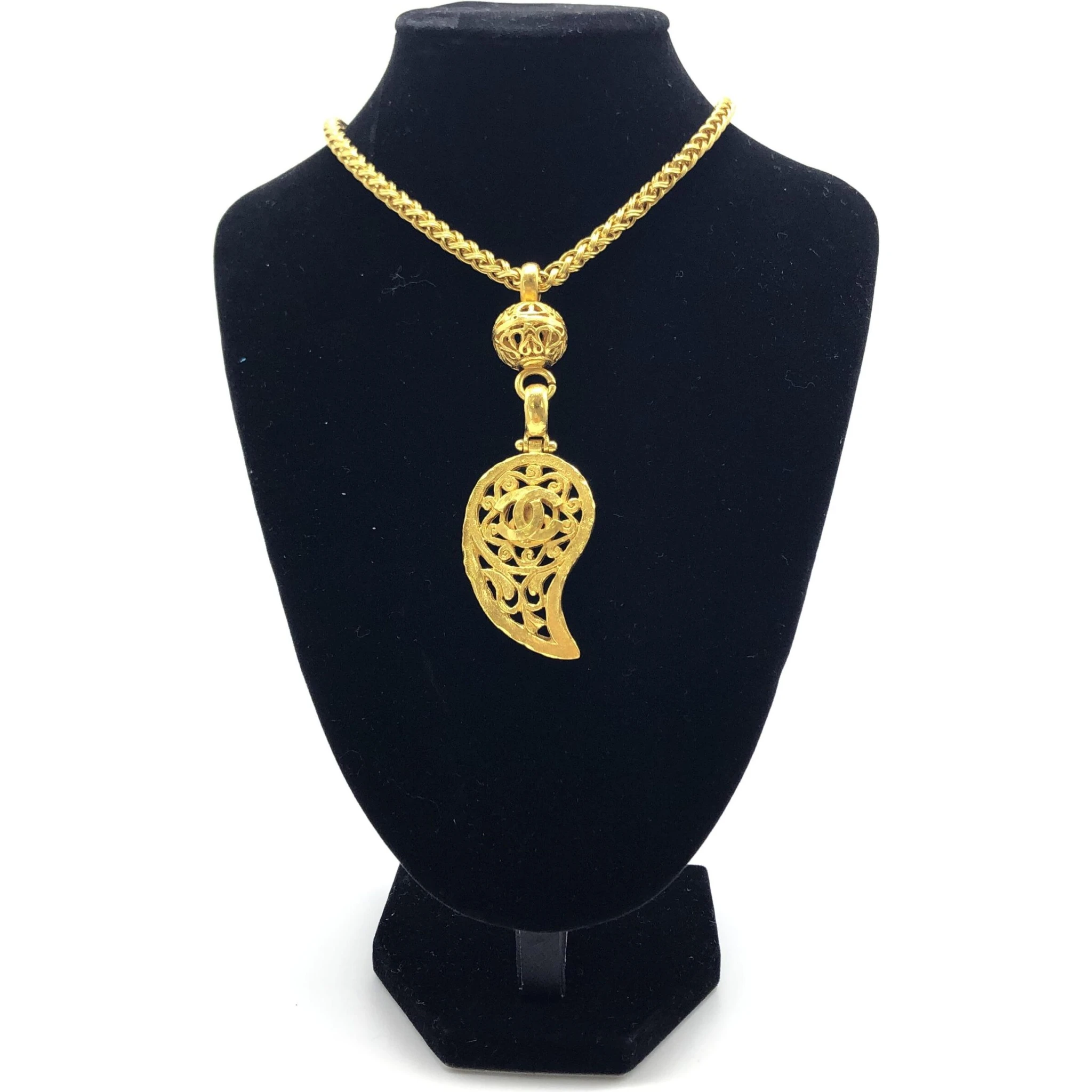 Gold Plated Coco Mark Necklace