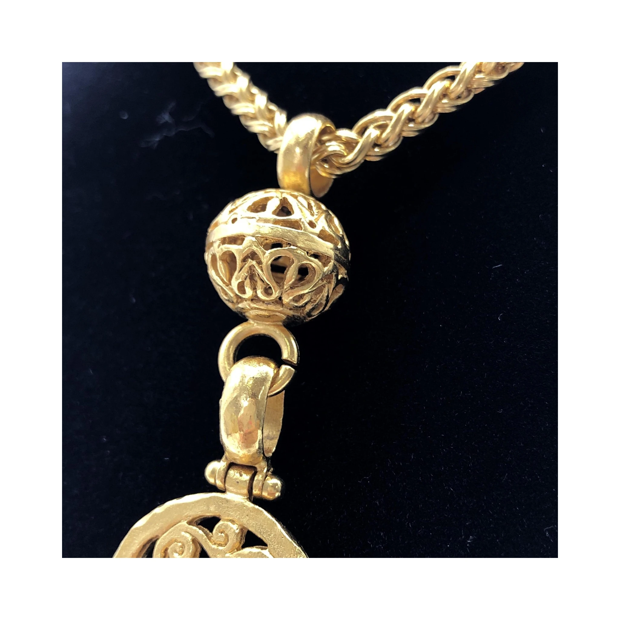 Gold Plated Coco Mark Necklace
