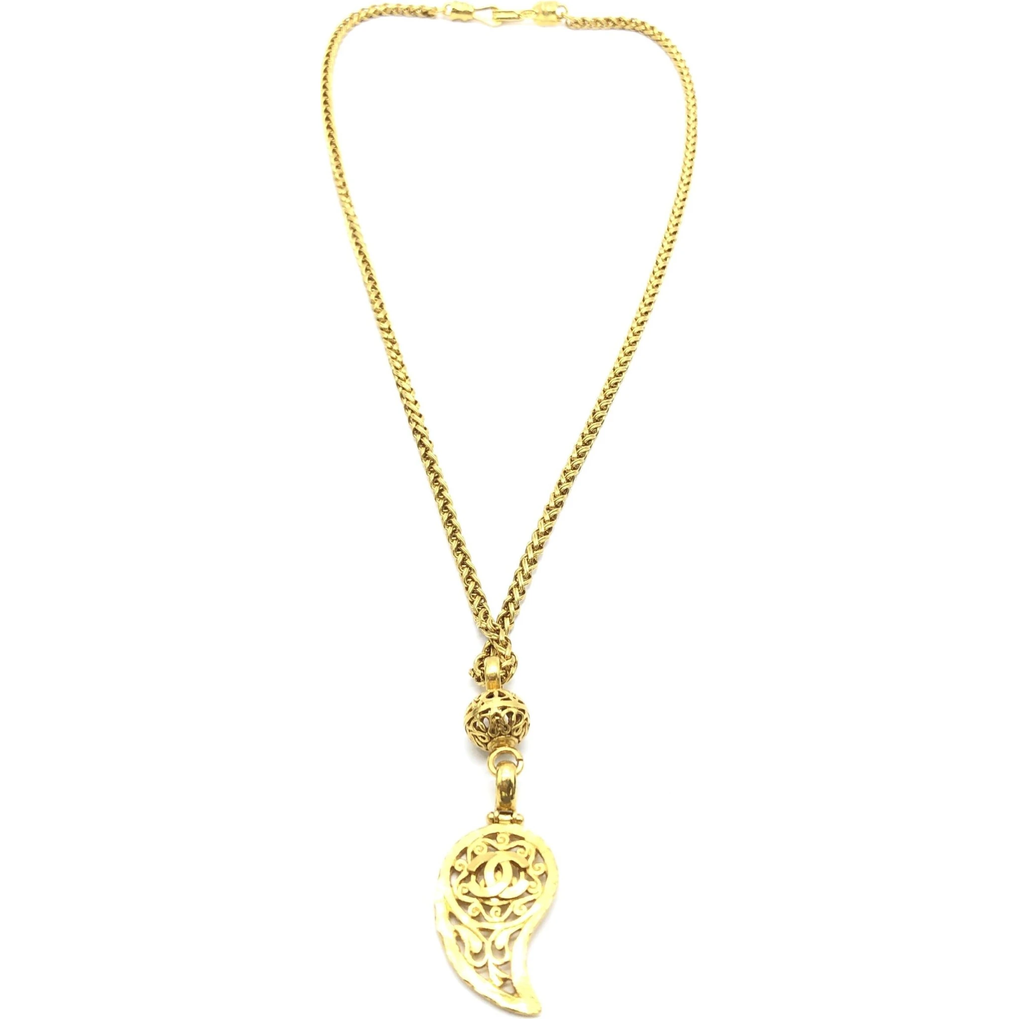 Gold Plated Coco Mark Necklace