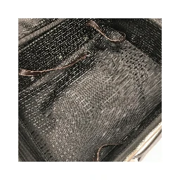 Jacquard Canvas Leather Suitcase