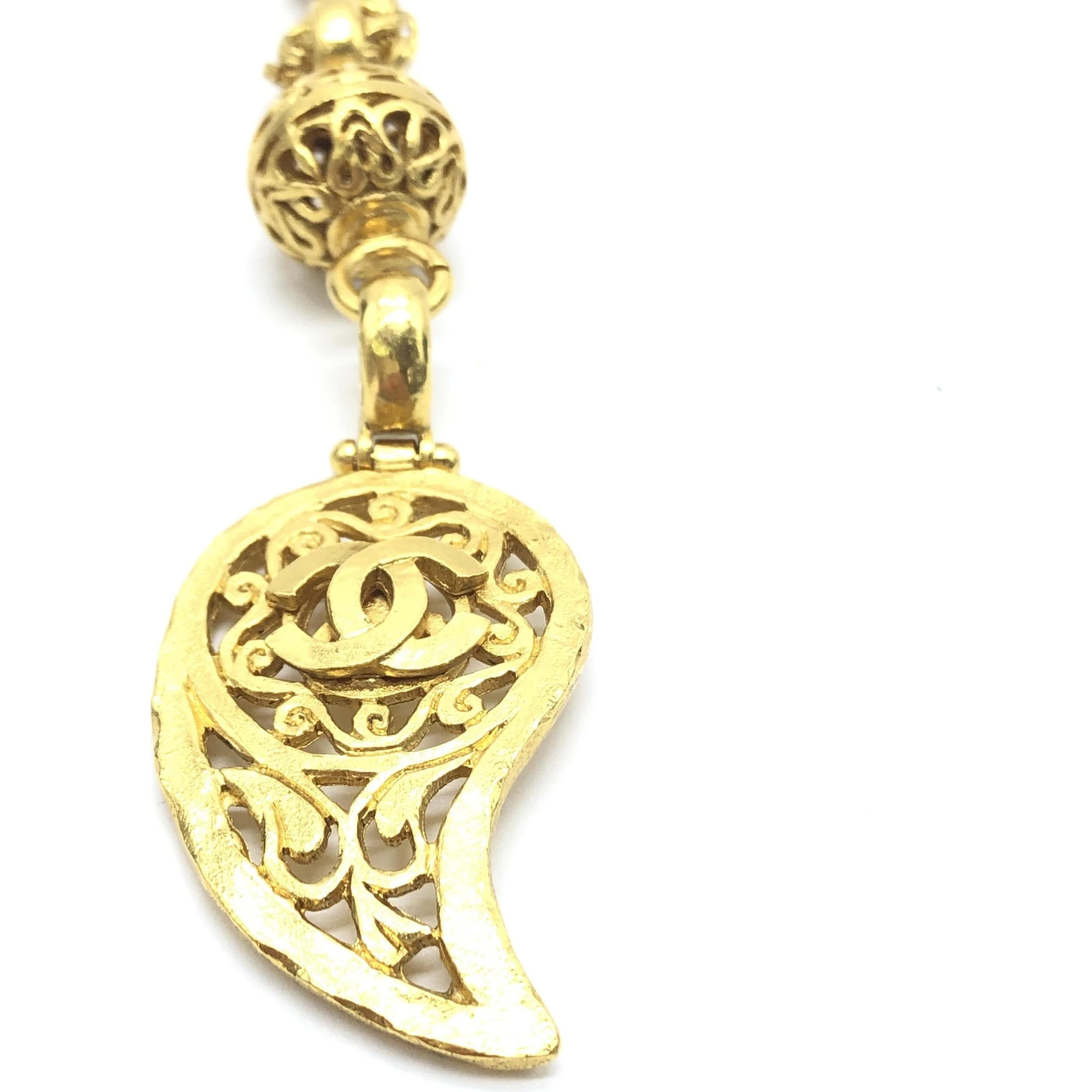 Gold Plated Coco Mark Necklace