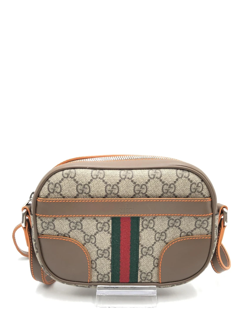 GG Supreme Sherry Shoulder Bag Brown