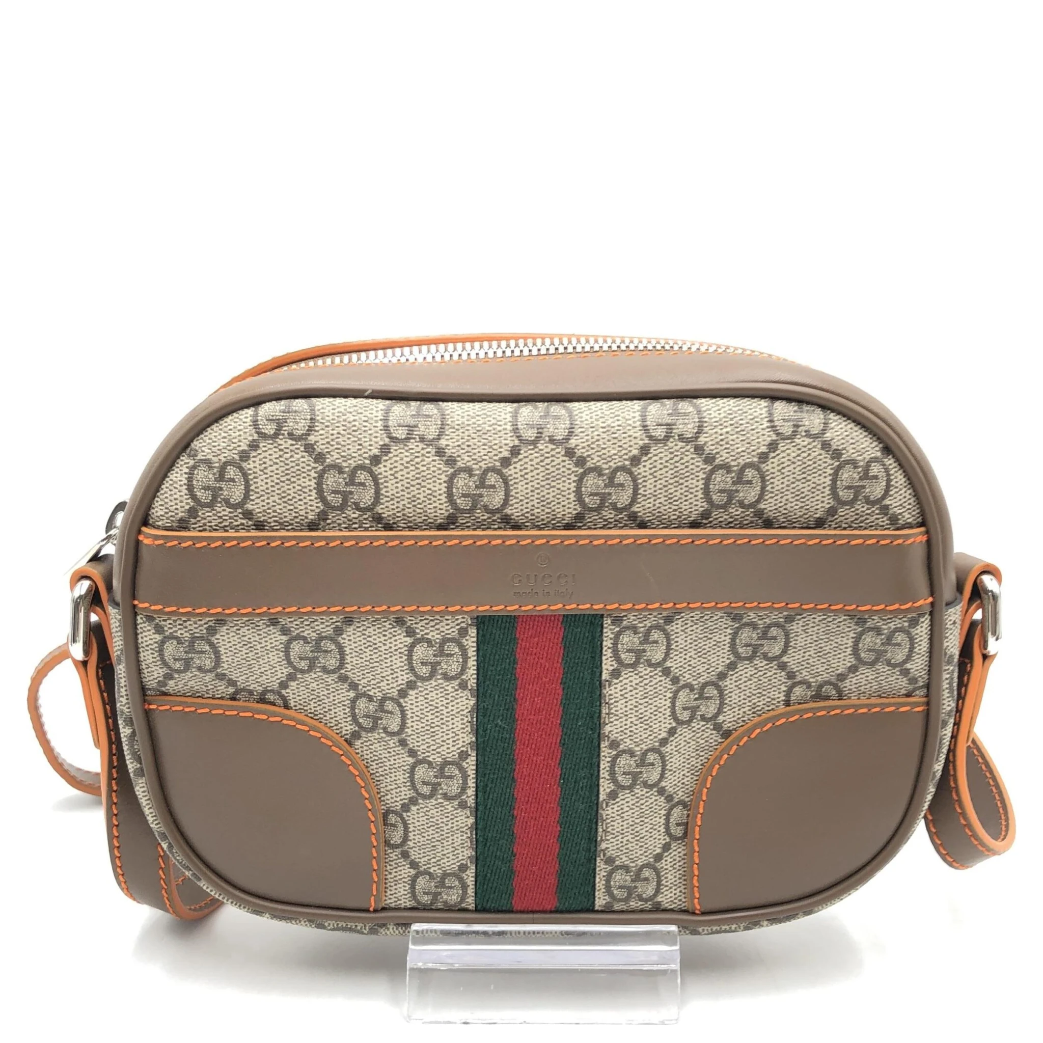 GG Supreme Sherry Shoulder Bag Brown