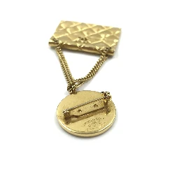 Gold Plated Bag Motif Brooch