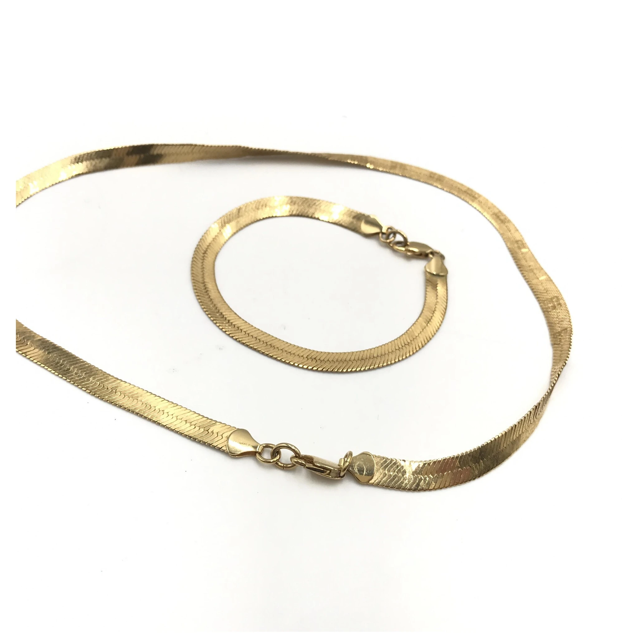 Givenchy Gold-Plated Herringbone Chain Bracelet
