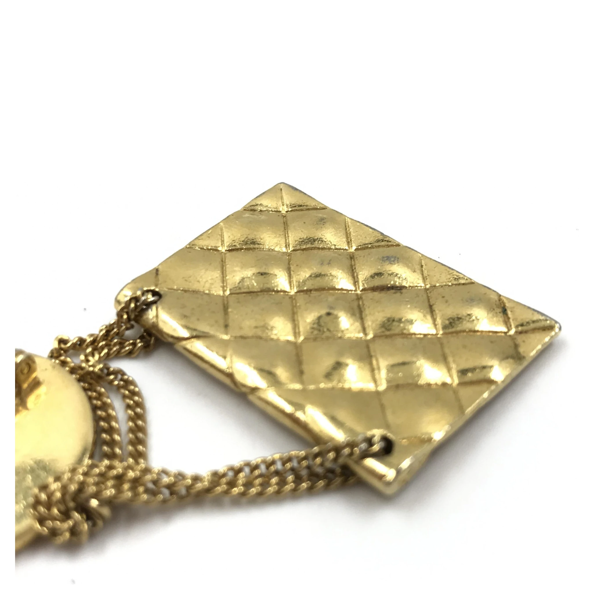 Gold Plated Bag Motif Brooch