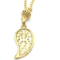 Gold Plated Coco Mark Necklace