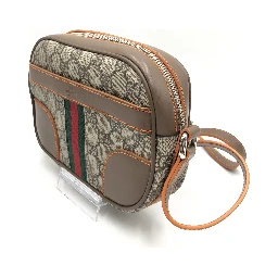 GG Supreme Sherry Shoulder Bag Brown