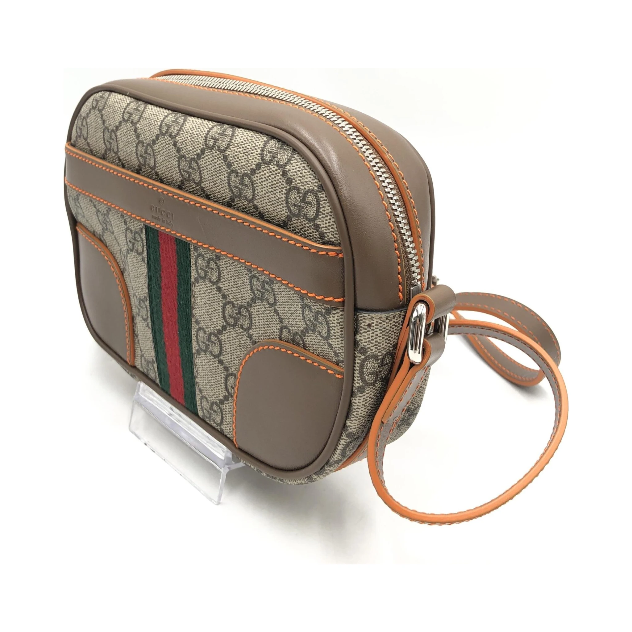 GG Supreme Sherry Shoulder Bag Brown