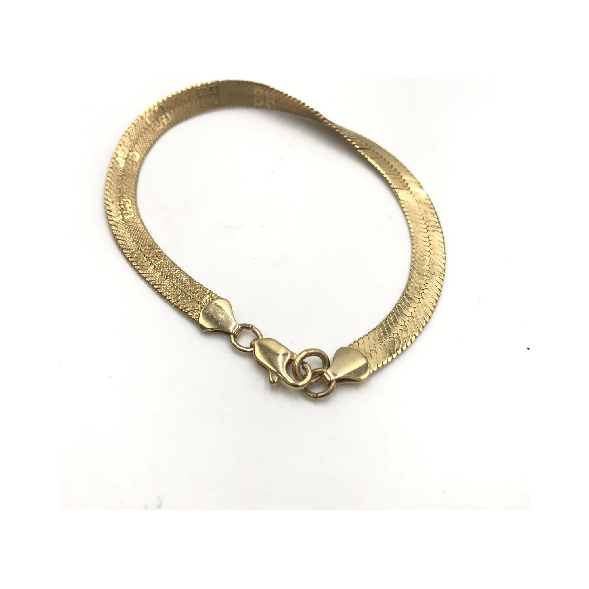 Givenchy Gold-Plated Herringbone Chain Bracelet