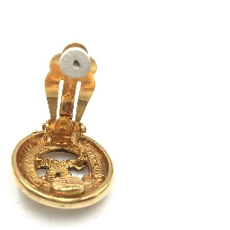 Gold Plated CC Clip-On Earrings
