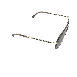 Gold And Black Polarized Aviator Sunglasses