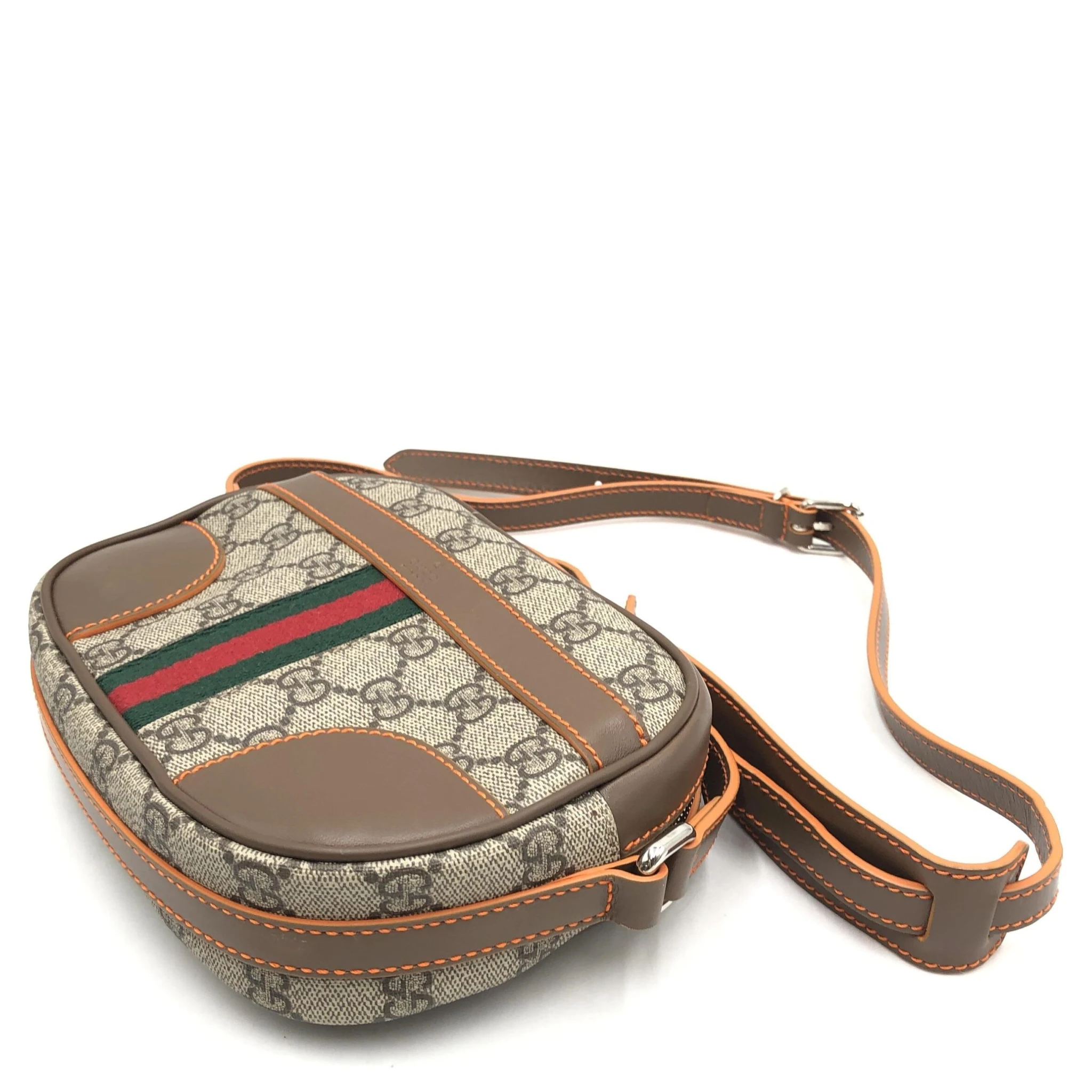 GG Supreme Sherry Shoulder Bag Brown