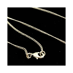 Gold Tone CC Circle Pendant Necklace