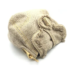 Fringe Canvas Crossbody Handbag With Gold Accents