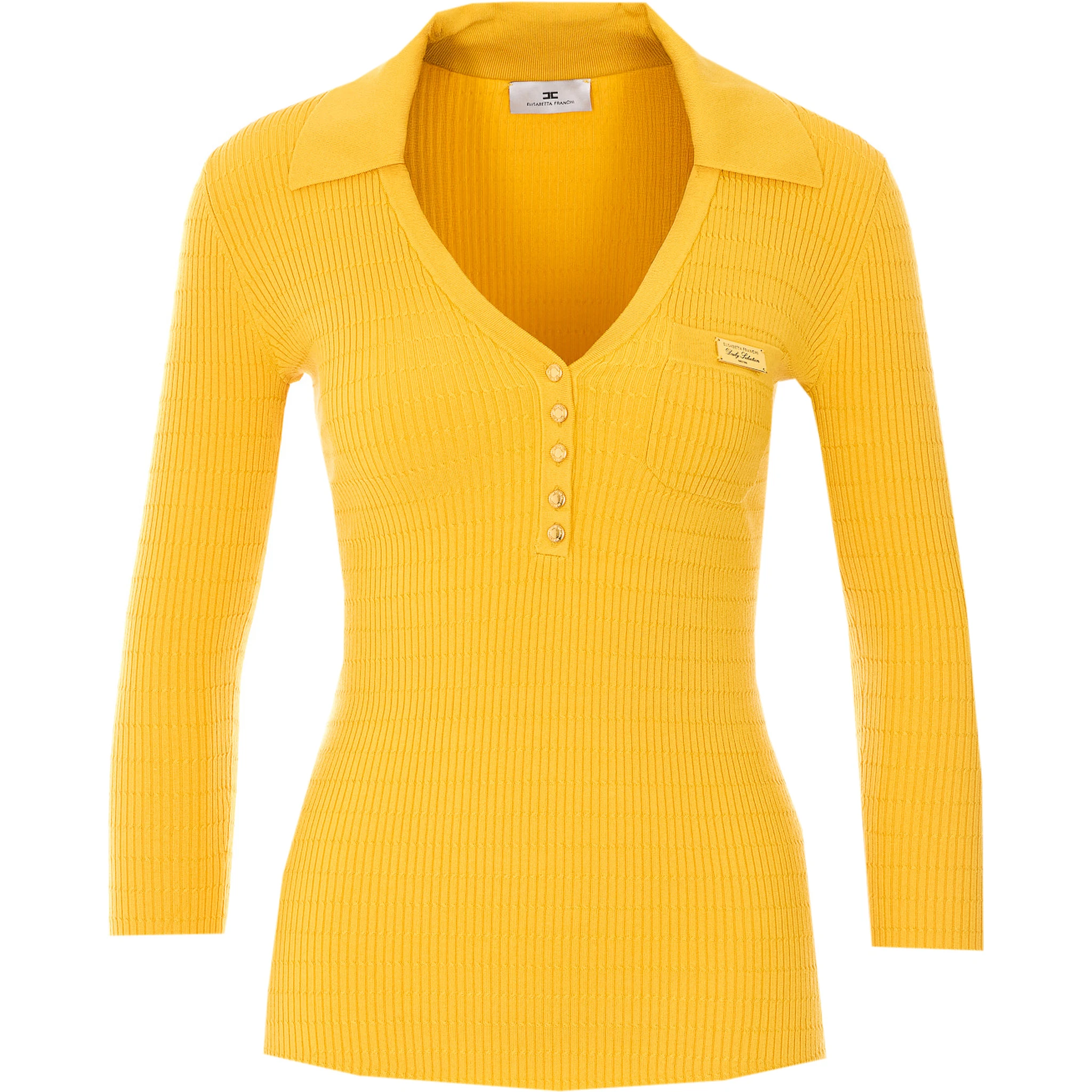 Elisabetta Franchi Sweaters Yellow