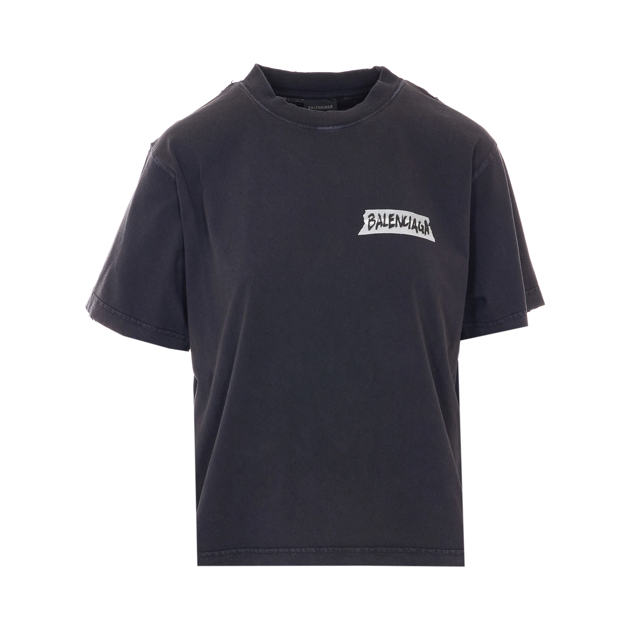 Balenciaga T-shirts and Polos Black