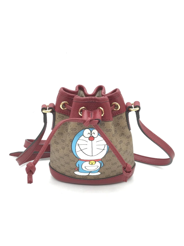 Doraemon X Gucci Coated Canvas Bucket Bag alternative