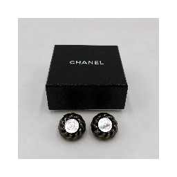 CC Button Clip-On Earrings