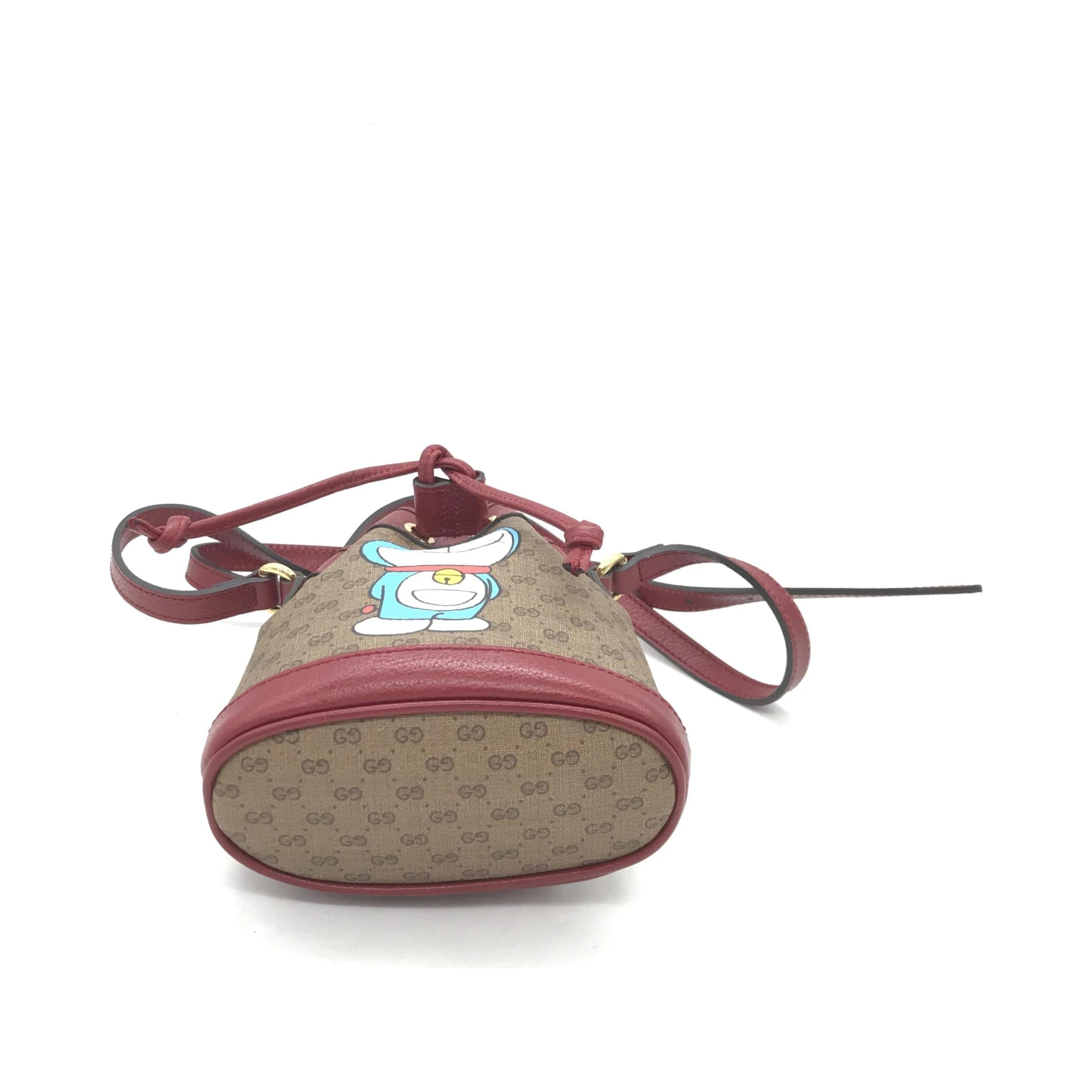 Doraemon X Gucci Coated Canvas Bucket Bag