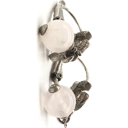 CC Crystal Faux Pearl Earrings