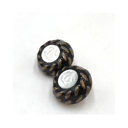 CC Button Clip-On Earrings