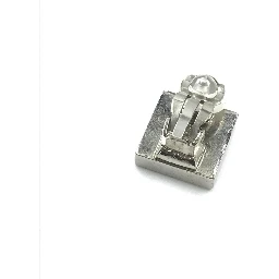 Coco Mark Earrings Black/White/Silver