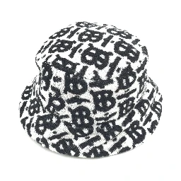 Burberry Cotton Monogram Jacquard Towel Bucket Hat