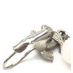 CC Crystal Faux Pearl Earrings