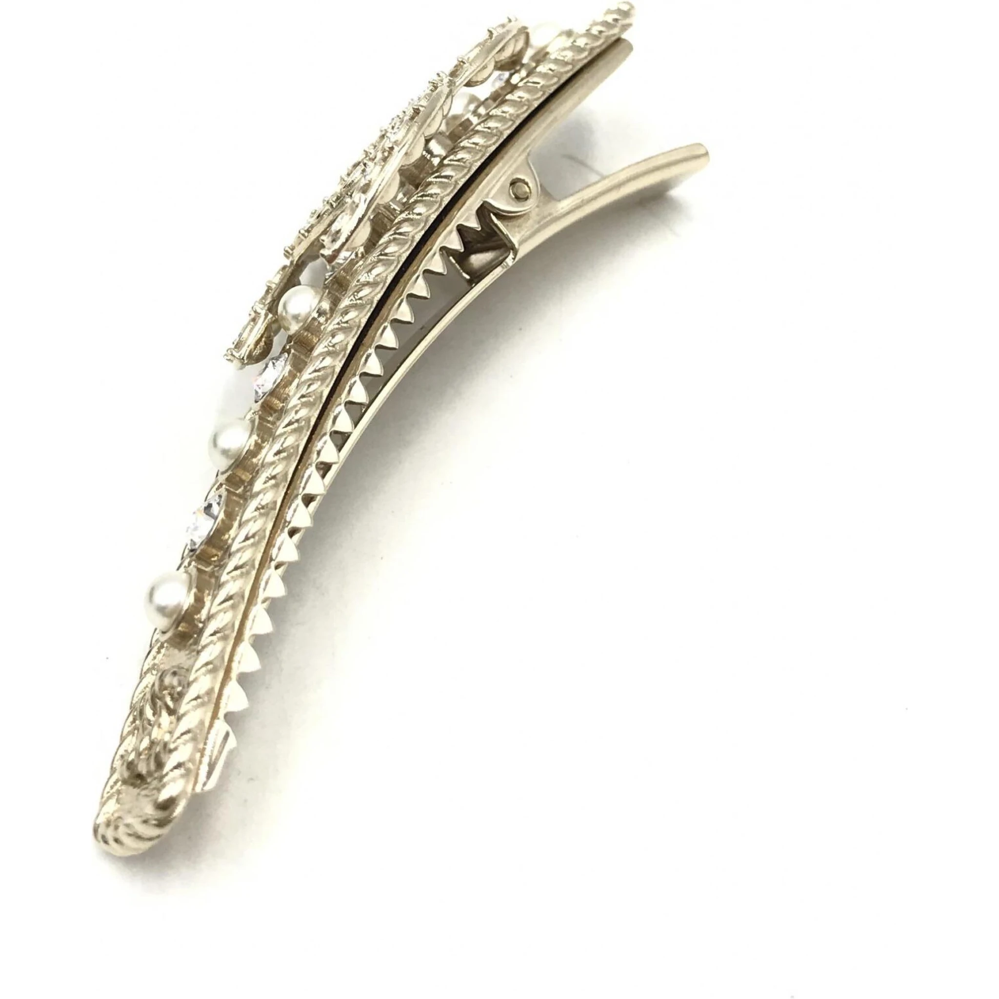 Crystal Pearl CC Hair Clip