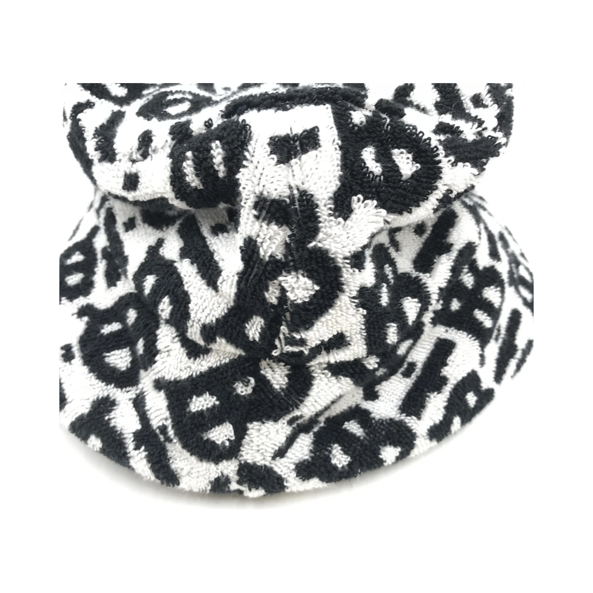 Burberry Cotton Monogram Jacquard Towel Bucket Hat