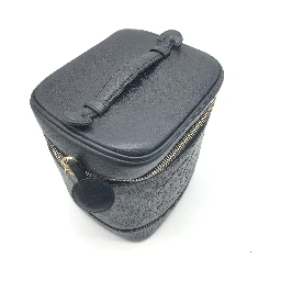 Caviar Leather Vanity Handbag In Black