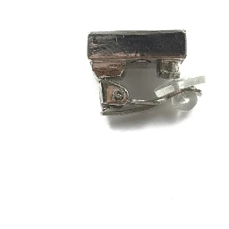 Coco Mark Earrings Black/White/Silver