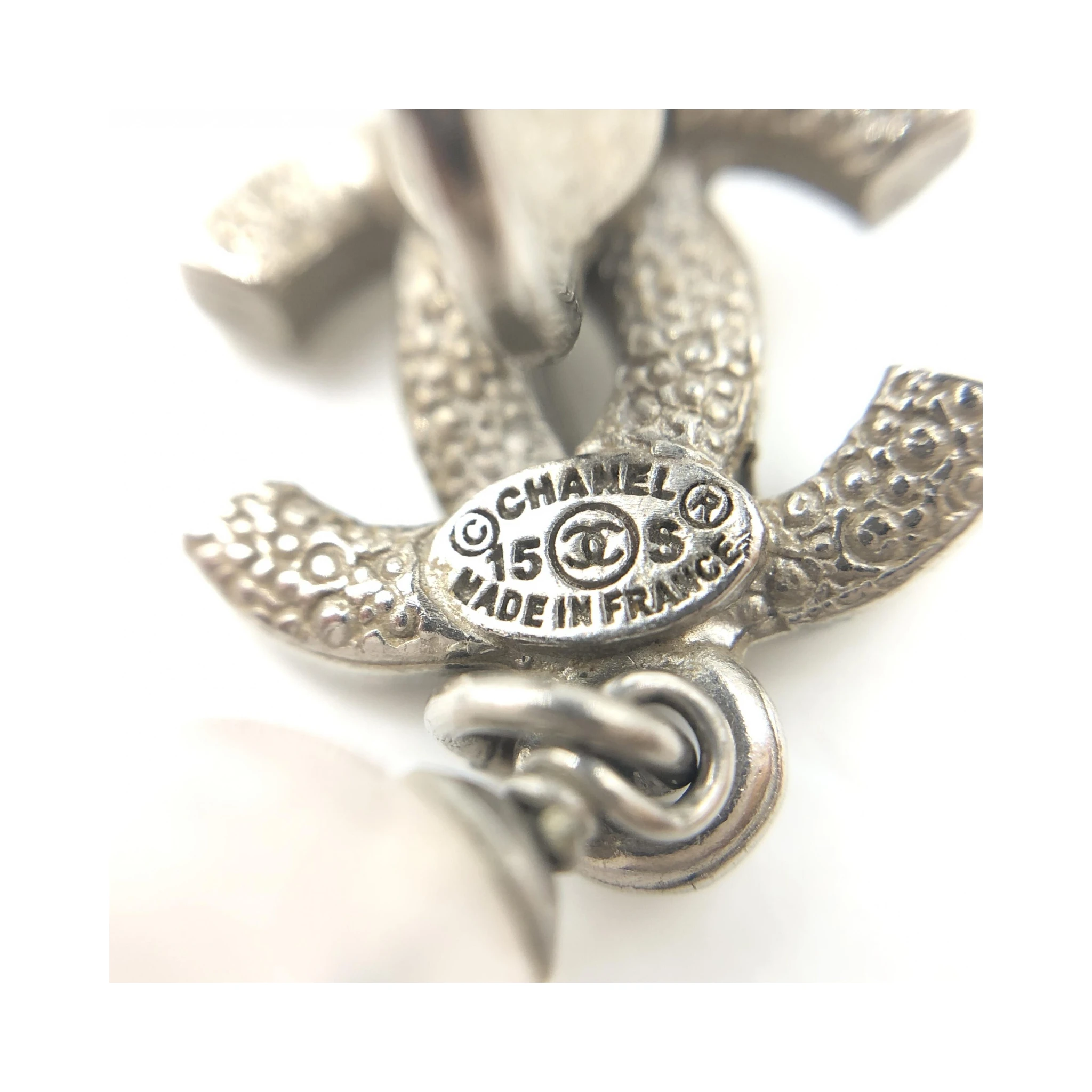 CC Crystal Faux Pearl Earrings