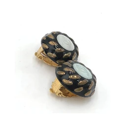 CC Button Clip-On Earrings