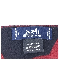 Cashmere Muffler In Burgundy Color