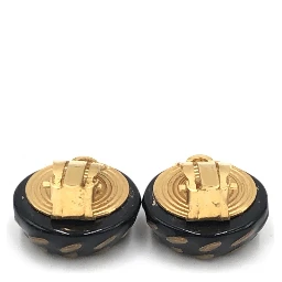 CC Button Clip-On Earrings