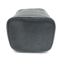 Caviar Leather Vanity Handbag In Black