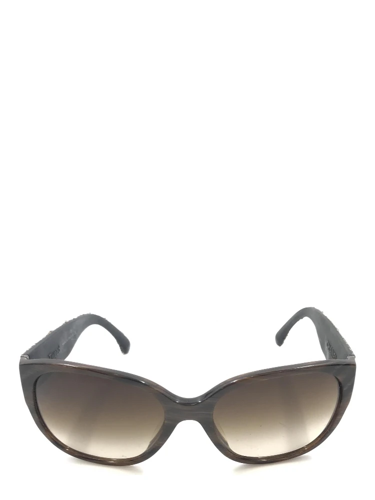 Brown Frame With Tweed Accents Sunglasses alternative