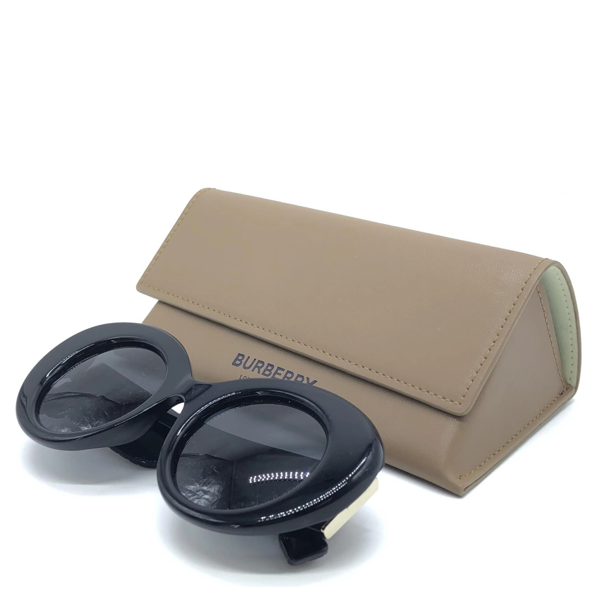 Black Oversized Round Sunglasses