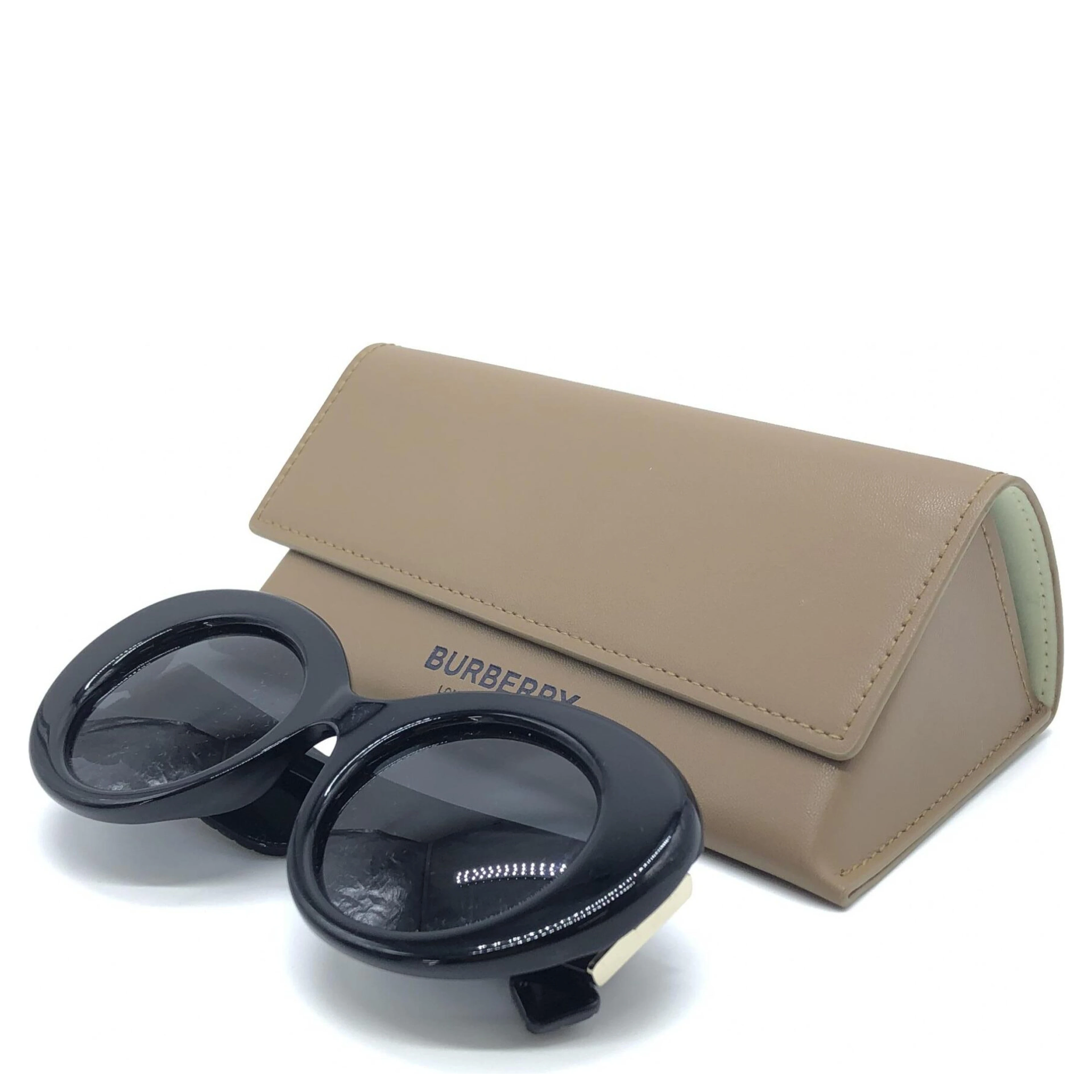 Black Oversized Round Sunglasses