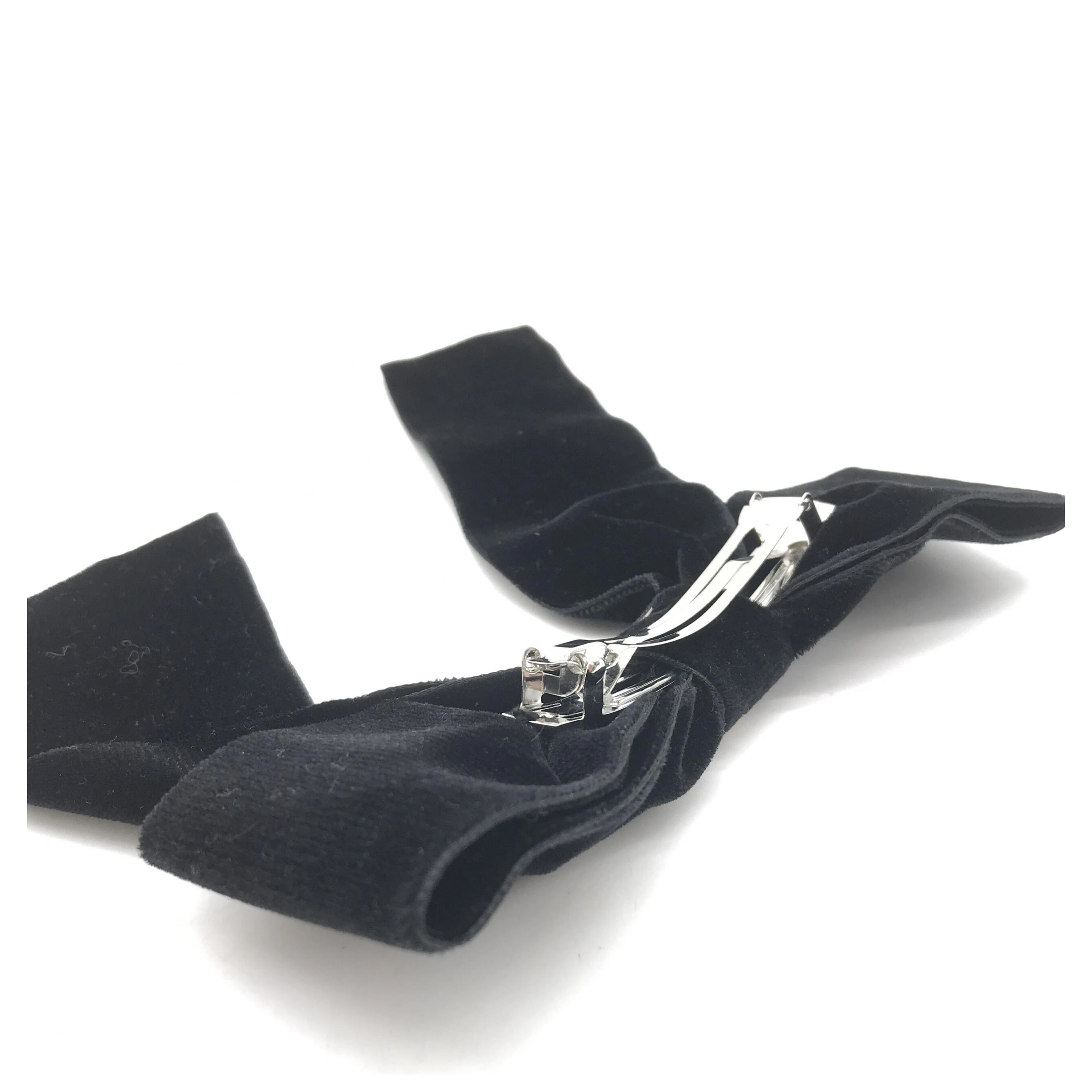 Black Velvet Bow Hair Accessory