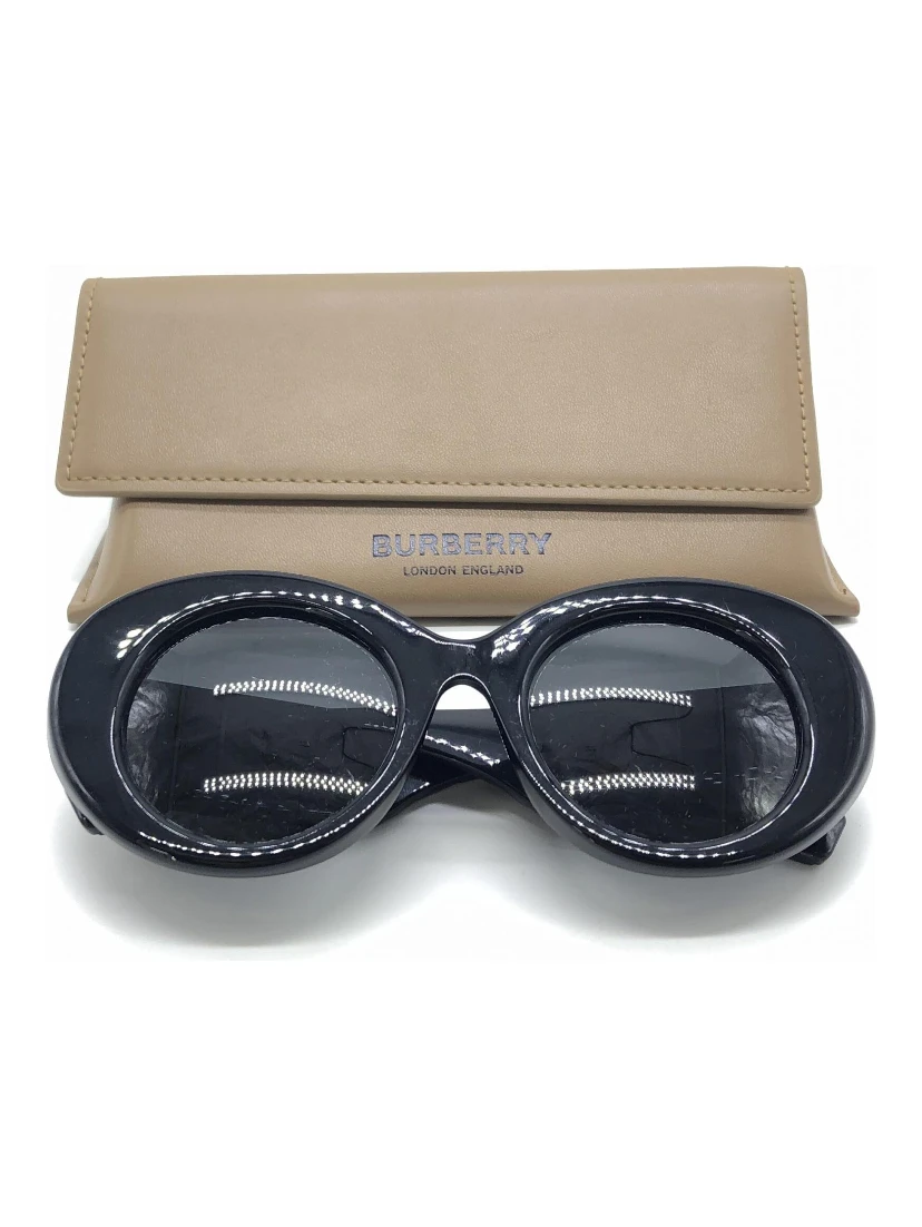 Black Oversized Round Sunglasses