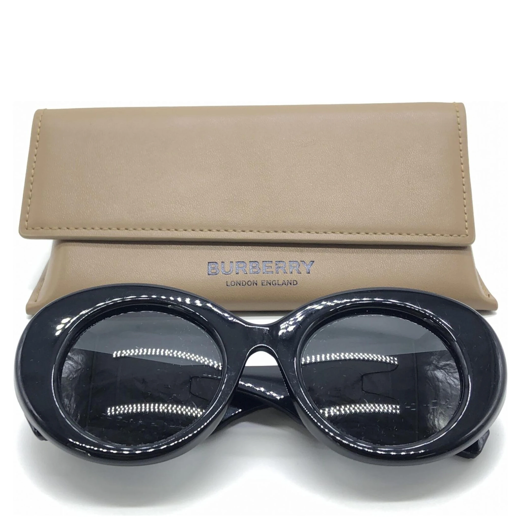 Black Oversized Round Sunglasses