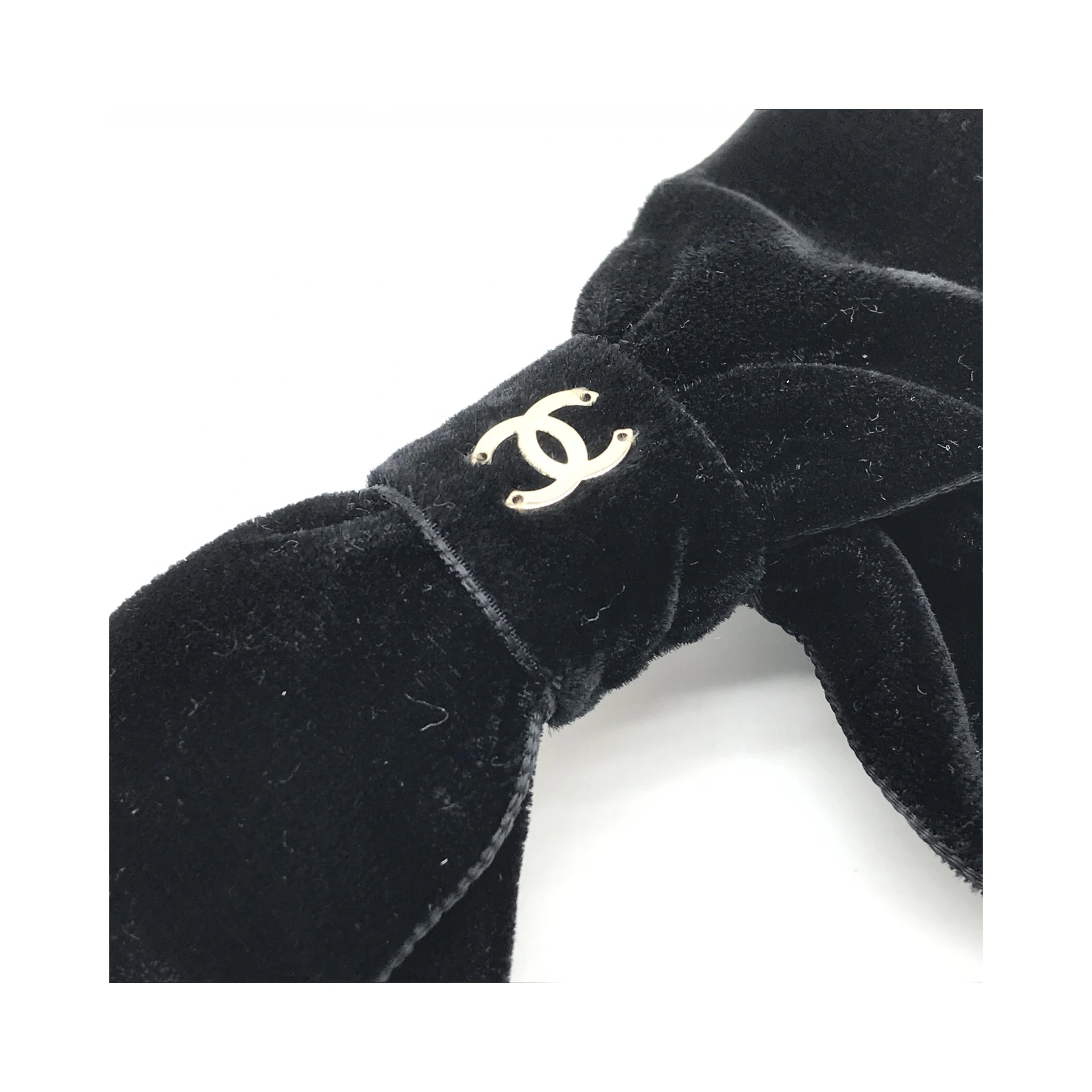 Black Velvet Bow Hair Accessory