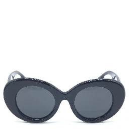 Black Oversized Round Sunglasses