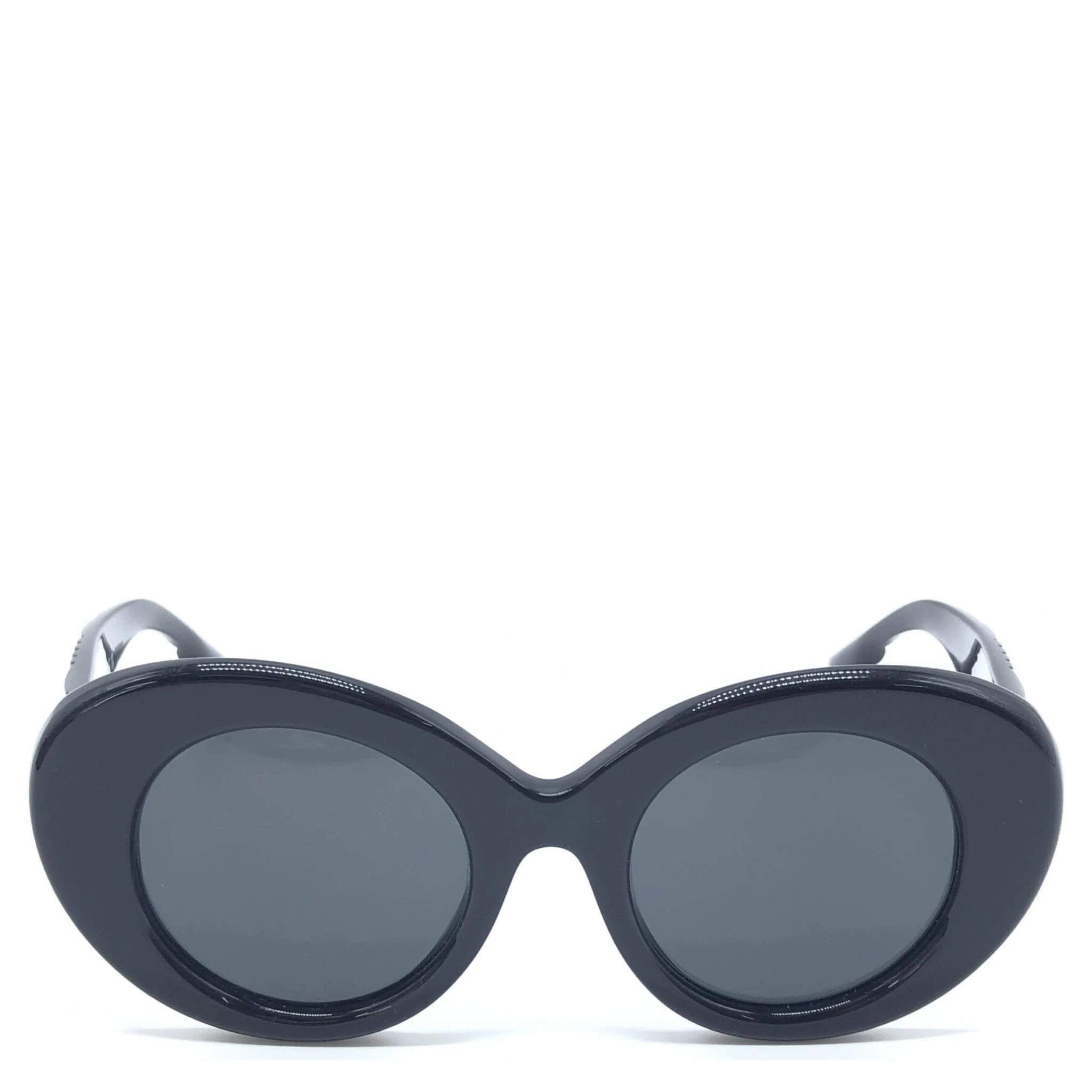 Black Oversized Round Sunglasses