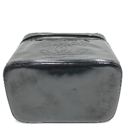 Black Patent Leather Vanity Case